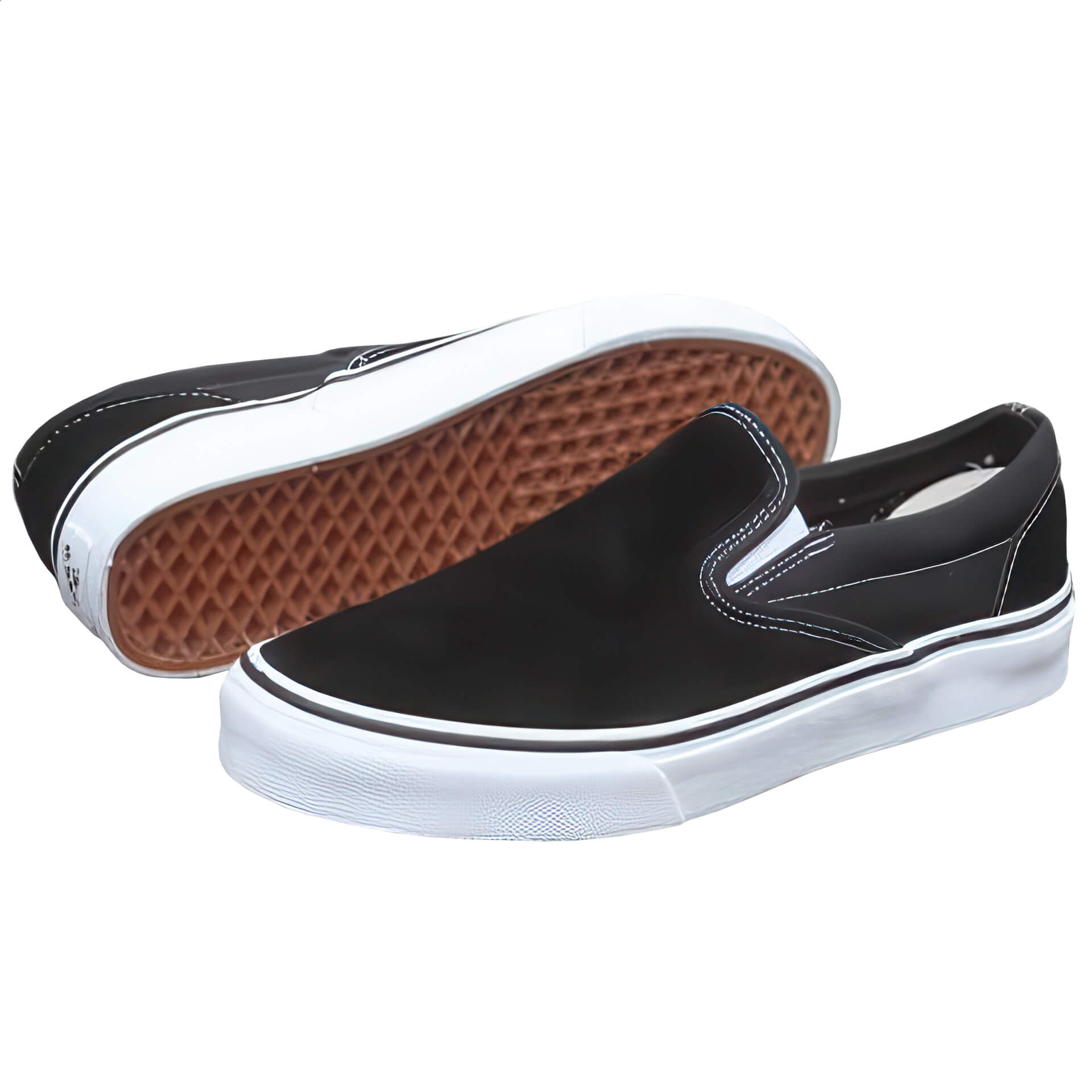 Classic Black Slip-On Skate Shoes Unisex