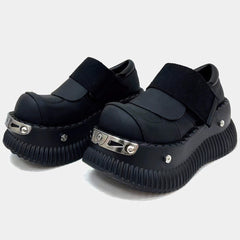 Alternative Y2K Rebel Platform Shoes Thick Sole