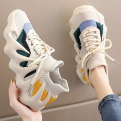 Octopus Workout Sneakers for Women Futuristic Retro