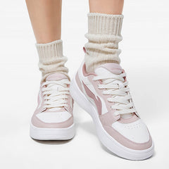 Soft Pastel Pink Y2K Women's Skate Sneakers Sport Shoes